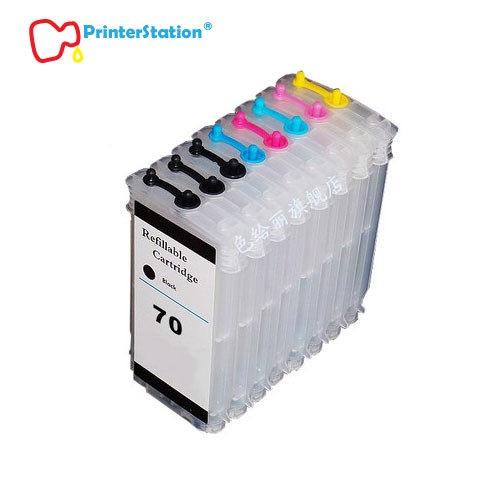 Empty Refillable Ink Cartridges for HP Designjet Z2100 Z3100 Z5200