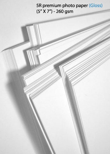 5R premium photo paper (gloss)