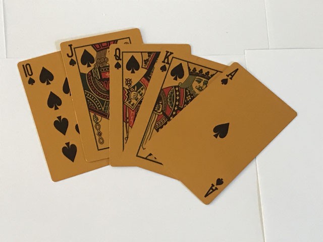 Metal Playing Card (Gold)