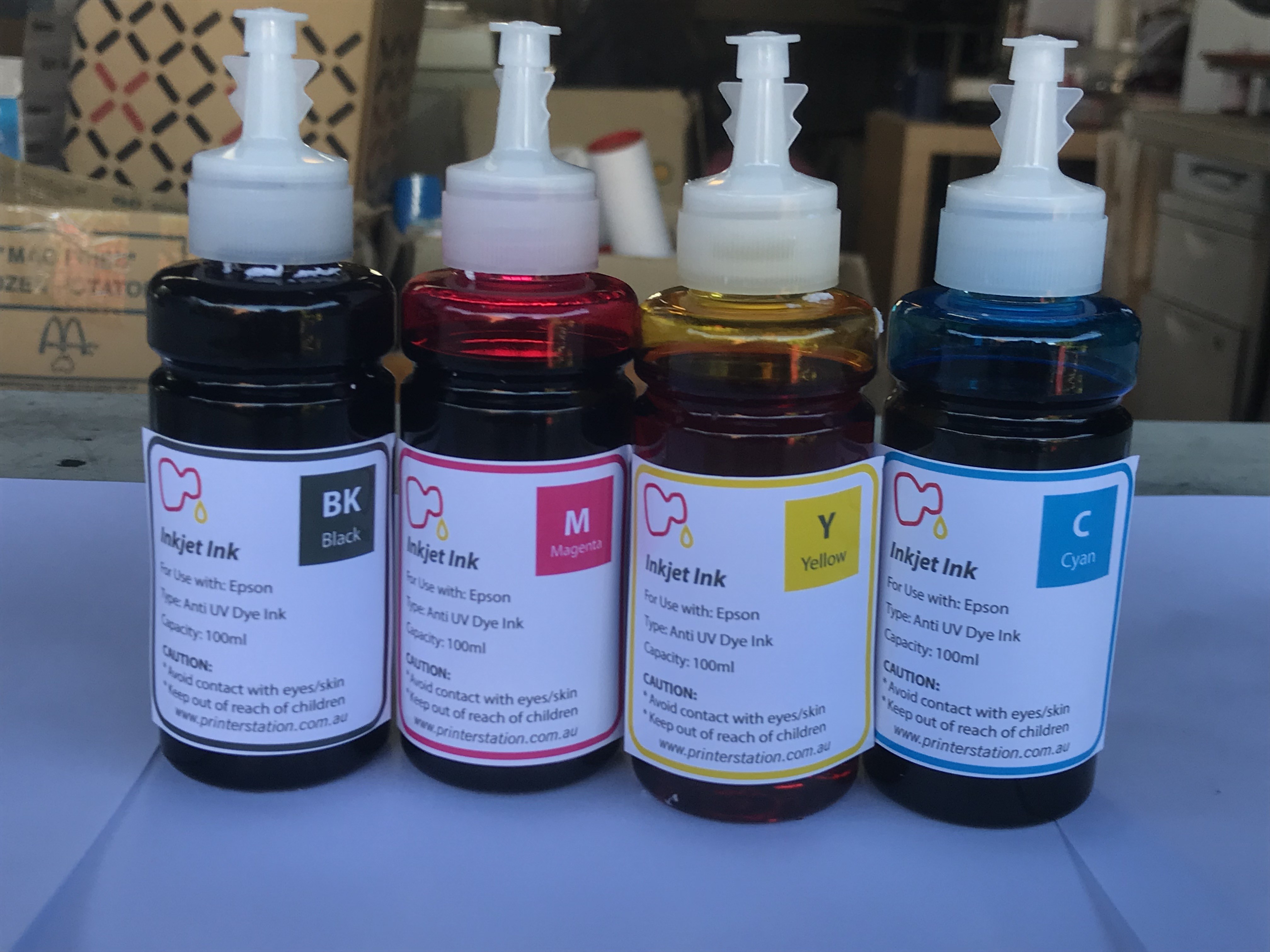 Ultra Premium Anti UV (K/M/Y/C) dye ink