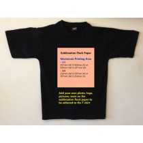 Personalised Black T shirt