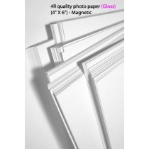 4R glossy magnetic photo paper