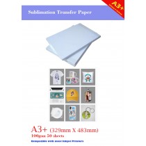 A3+ sublimation heat transfer paper