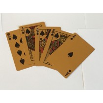 Metal Playing Card (Gold)