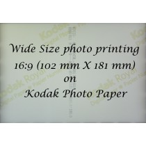 16:9 Wide Size printing