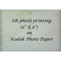 6R photo printing