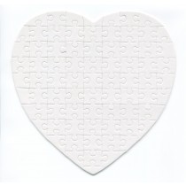 Blank Heart Jigsaw