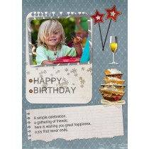 Personalised Happy Birthday Card