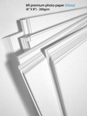 6R premium photo paper (gloss)