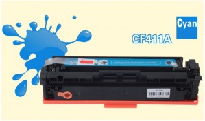 Refillable toner cartridge (cyan) for HP M452DN