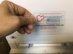 Plastic Business Card Printing (Front only)