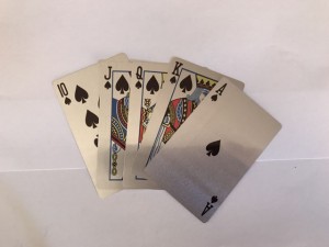 Metal Playing Card (Silver)