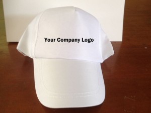 Personalised white cap