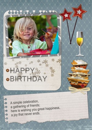 Personalised Happy Birthday Card