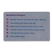 Metal Business Card (Silver, Back)