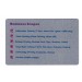 Metal Business Card (Silver, Back)