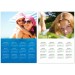 personalised A4 magnetic calendar