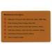 Metal Business Card (Gold, Back)