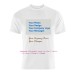 Personalised White T shirt