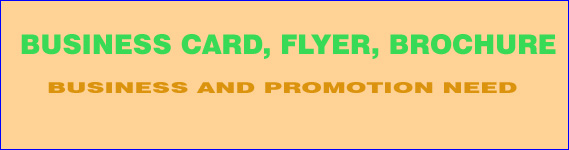 Business Printing - Business Card, Flyer, Brochure